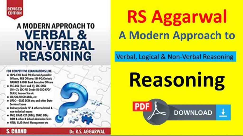 RS Aggarwal Reasoning Book PDF Free Download Ecensus